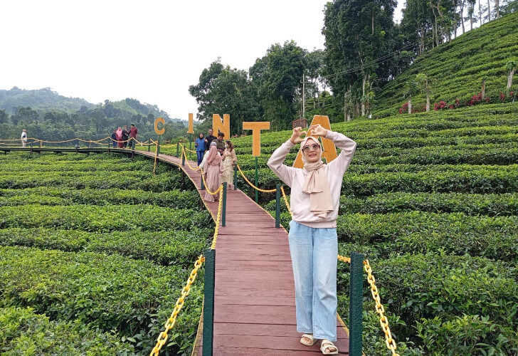 Wisata Kebun Teh Gunung Gambir, Destinasi Alam yang Ramai Dikunjungi di Akhir Masa Libur Lebaran