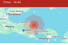 Gempa 5,7 SR di Perairan Bali Kagetkan Warga Jember 12 Rilis gempa dari BMKG. (Istimewa)